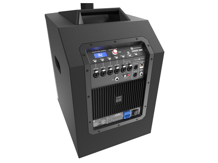 Electro-Voice EVOLVE50M-SB-US Portable 1000W Bluetooth-Enabled Subwoofer/US/Black - Image 2