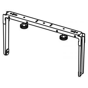 Electro-Voice MFX-UB600-B U bracket for MFX-15MC, 600mm, Black