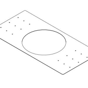 Electro-Voice RR-PC62-B Rough-In Mounting Plate for New Construction for Use with the EVID PC6.2 (Package of 4)