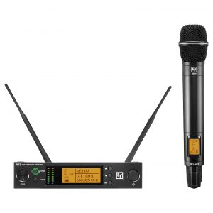 Electro-Voice RE3-ND86-5H Handheld Wireless Microphone Set 560-596 MHz / 36 MHz Tuning / 10/50 mW