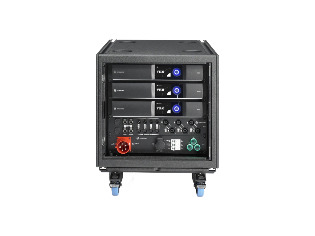Electro-Voice SR20TGX-US 3x TGX20 DSP Amplifier System Rack 10U Power Distribution / Redundant Network Switches