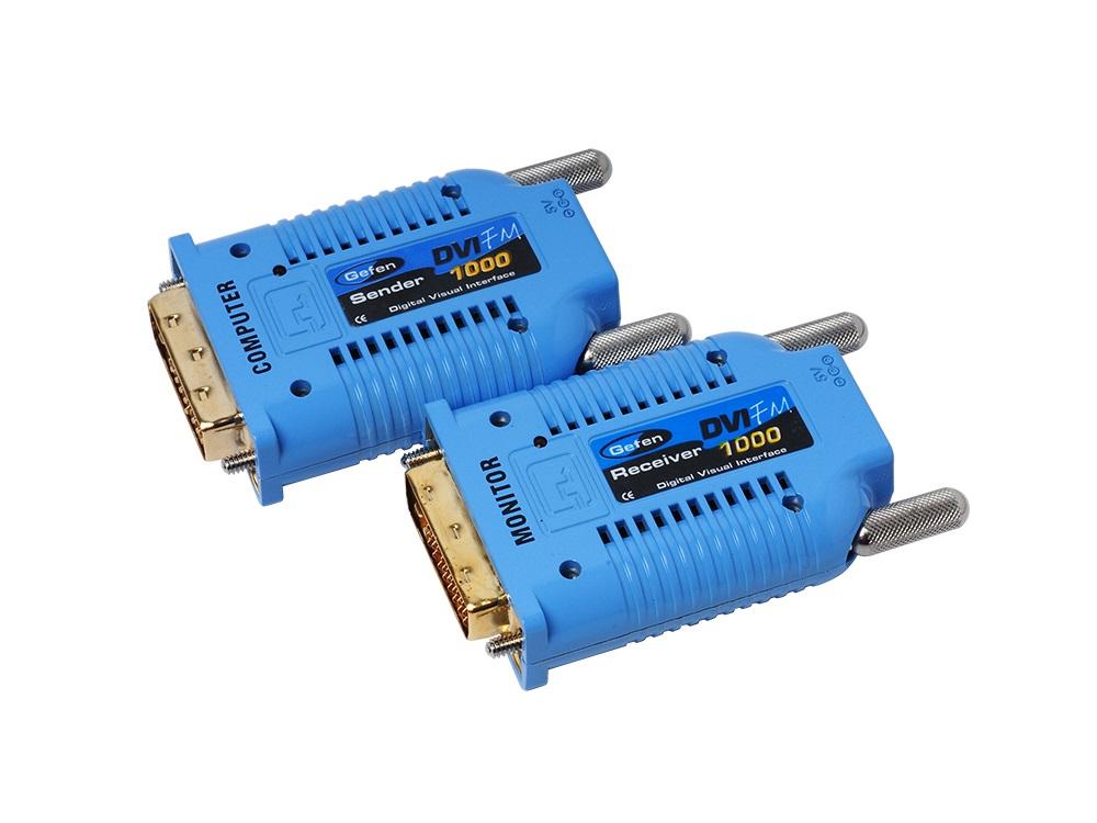 Gefen EXT-DVI-FM1000 Extender (Receiver/Sender) Kit DVI over One Strand of Fiber Cable