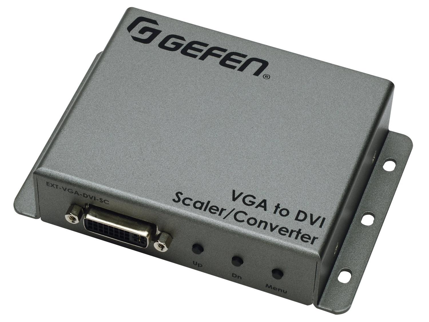 Gefen EXT-VGA-DVI-SC VGA to DVI Scaler / Converter 1080p60 / 1920×1200 WUXGA / OSD / USB