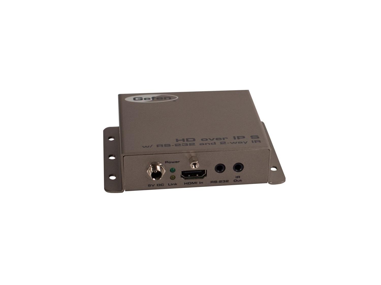 Gefen EXT-HD2IRS-LAN-TX HDMI over IP with RS-232 and Bi-Directional IR Sender