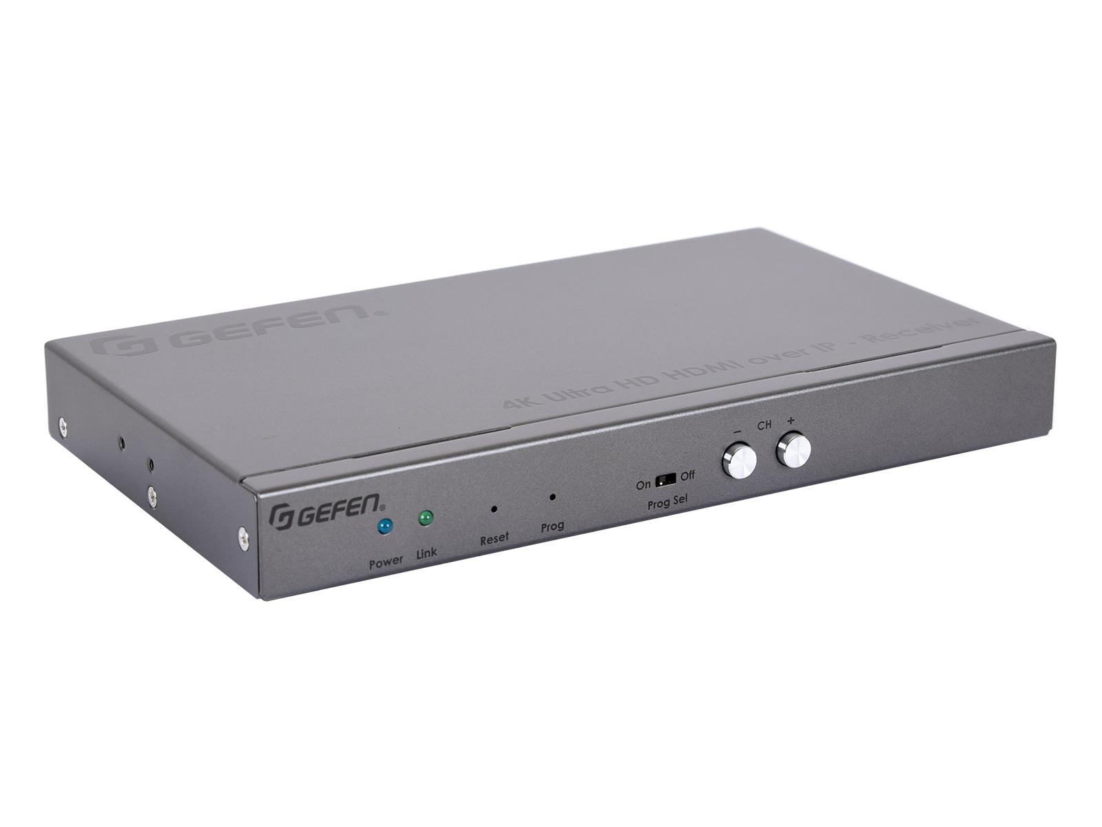 Gefen EXT-UHD-LANS-RX 4K Ultra HD HDMI over IP Receiver / HDR / HDCP 2.2 / Audio De-Embed