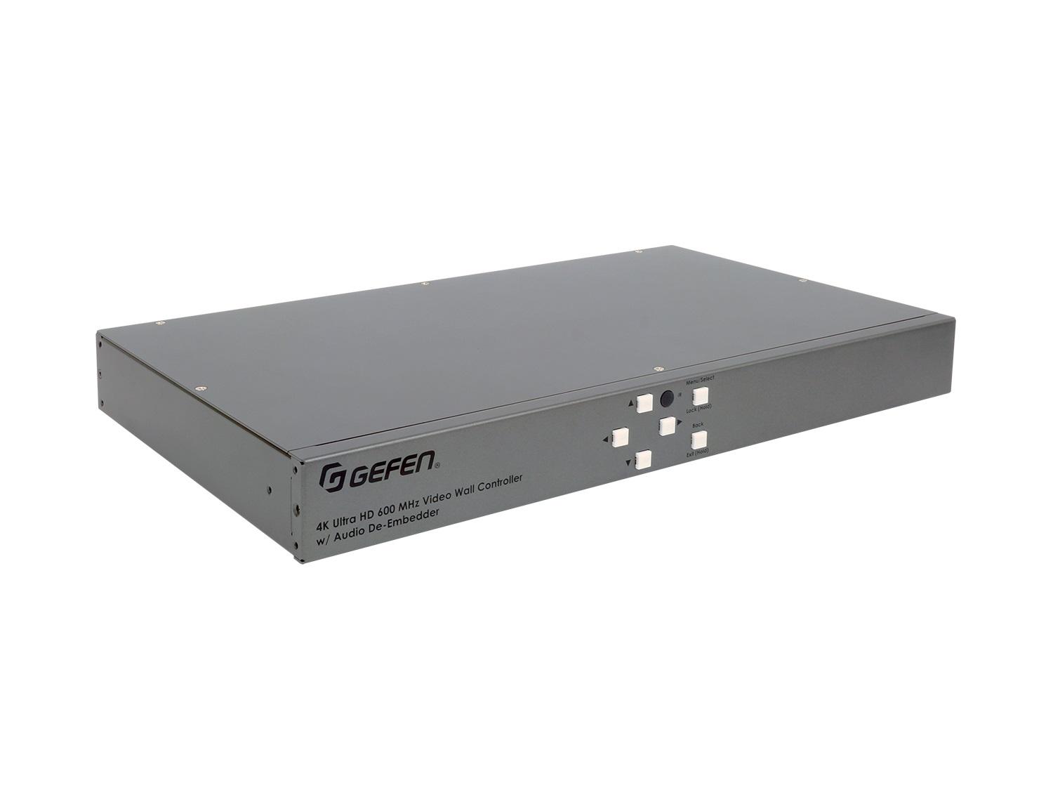Gefen EXT-UHD600A-VWC-14 4K Ultra HD 600 MHz 1×4 Video Wall Controller with Audio De-Embedder