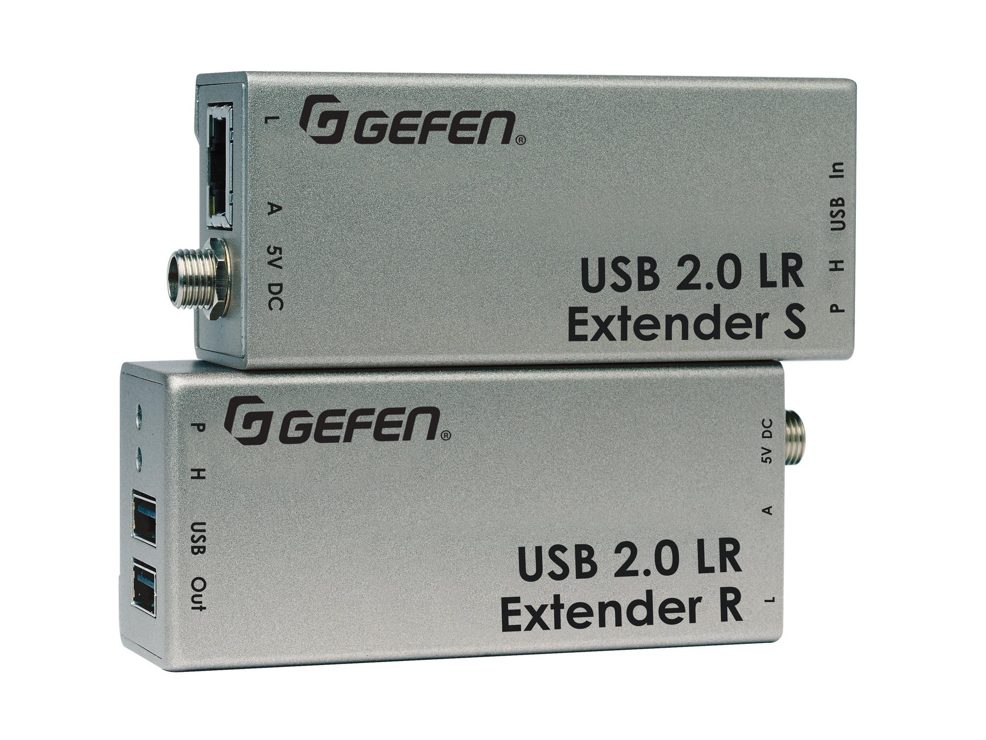 Gefen EXT-USB2.0-LR USB 2.0 Extender (Receiver/Sender) Kit