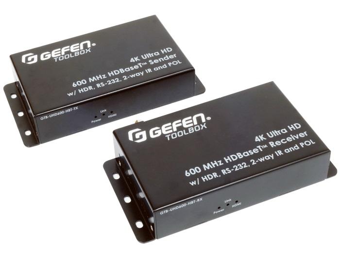 Gefen GTB-UHD600-HBT 4K Ultra HD HDBaseT Extender (Transmitter/Receiver) Set/POL
