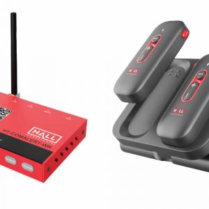 Hall Technologies HT-COMALERT-KIT ComAlert Wireless Mics, Charging Base Stand, and Wireless Receiver