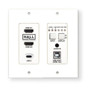 Hall Technologies HT-DSCV2-70-TX-US 4K UHD In-Wall Transmitter with USB Host and CEC Triggering