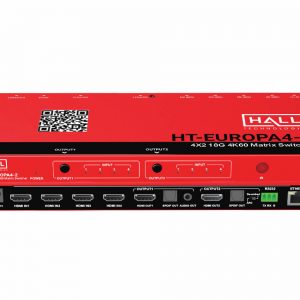 Hall Technologies HT-EUROPA4-2 4x2 18G 4K60 Matrix Switcher