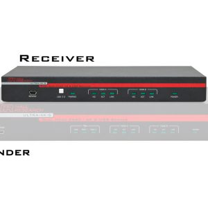 Hall Technologies ULTRA-4K-R-X Dual-Head HDMI and USB 2.0 KVM Extender (Receiver/ w/o accessories)