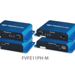 High Sec Labs FVFE11PH-M HDBaseT DP/HDMI Secure Fiber Video Isolator Pair Tx/Rx 10km 4K30Hz