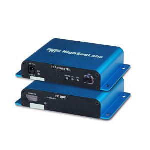 High Sec Labs FVFE11PHT-M HDBaseT / DP HDMI Secure Fiber Video Isolator 10km 3840x2160@30Hz Unidirectional