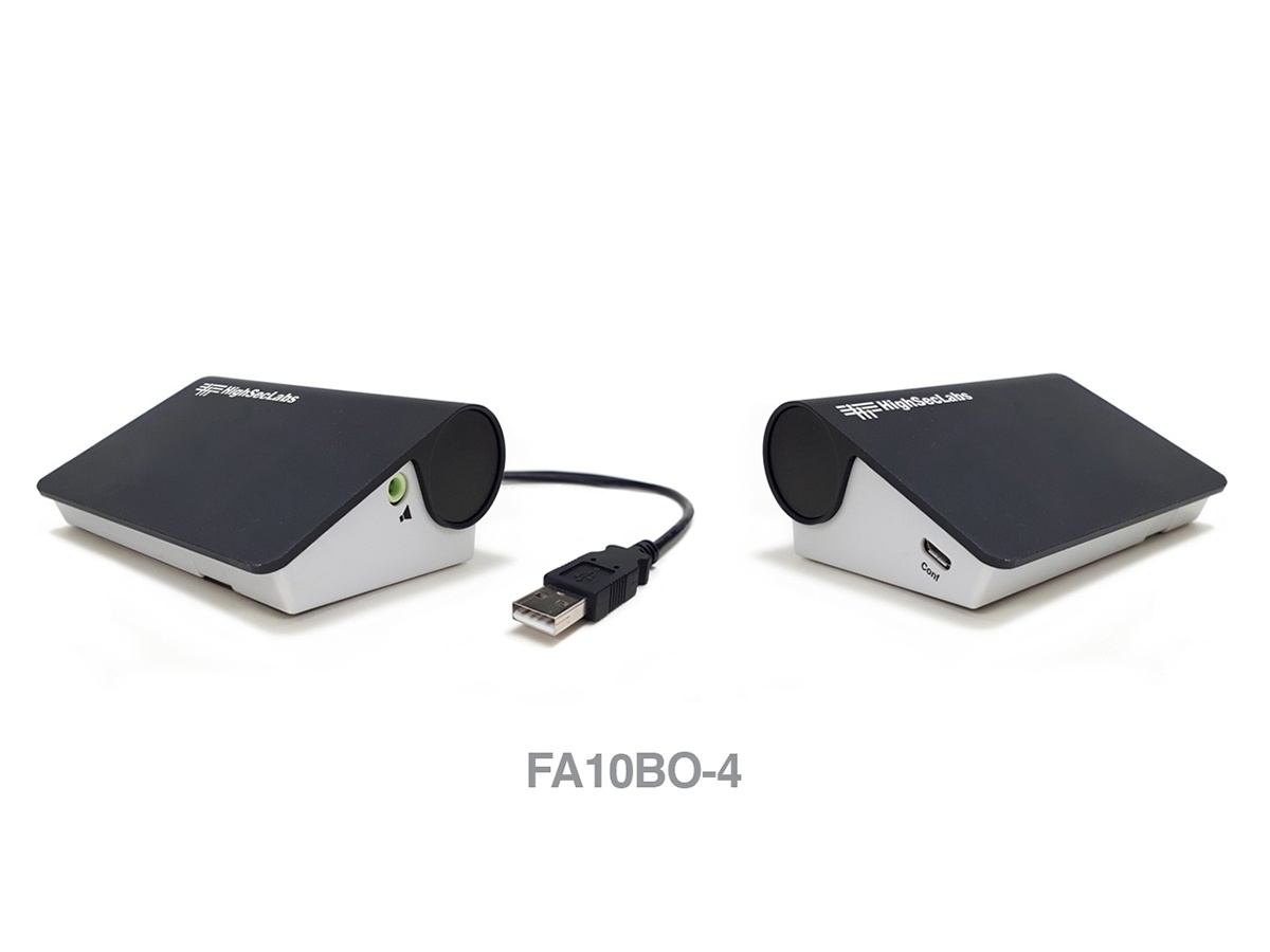 High Sec Labs FA10BO-4 USB to Analog Audio Diode Unidirectional Audio Flow Low-Pass Filter / Always Open / PP4.0