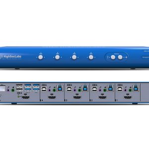 High Sec Labs SK41HU-N 4-Port 4K HDMI KVM Switcher / USB 3.0 / HDMI 1.4 / Audio / Mic