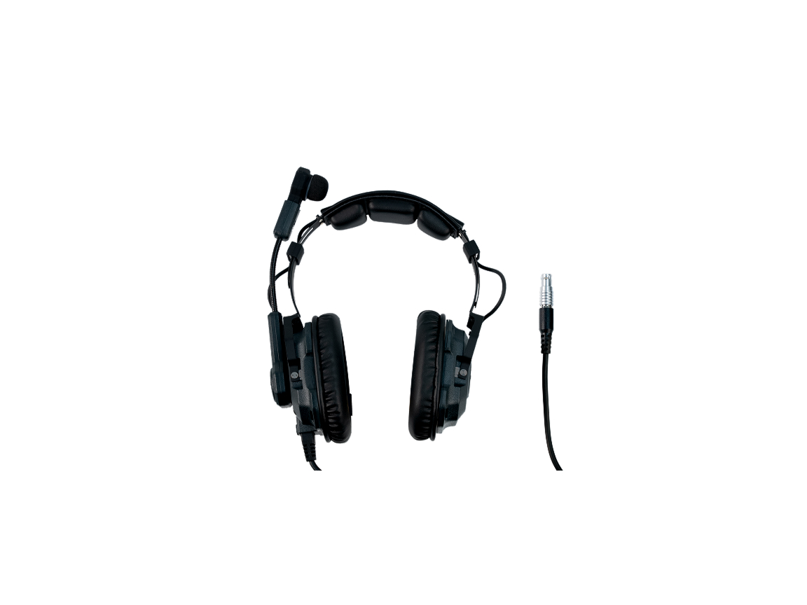 Hollyland HL-DH-10PIN-01 Electret Mic ENC Double-Ear Headset for Solidcom H1