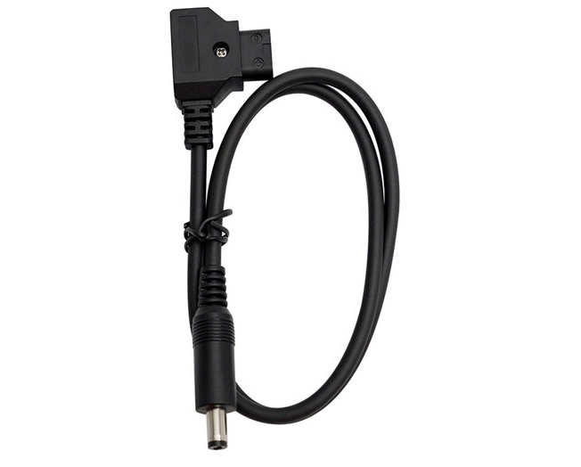 Hollyland HL-DT04 D-Tap Male to 12V DC Barrel Power Cable 7-16V Right-Angle