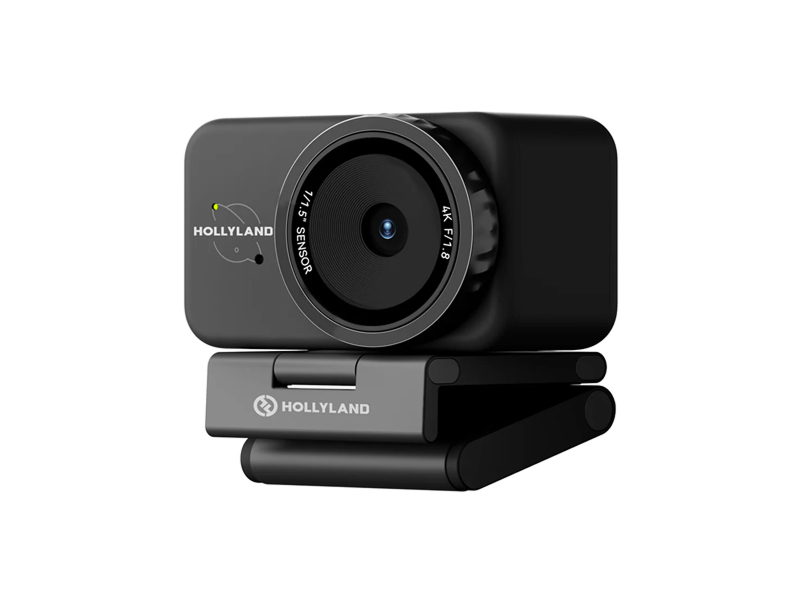 Hollyland HL-Lyra 4K UHD Webcam (Black) 4K 30fps Webcam / 50MP Sensor / 1/1.5in CMOS / F1.8 Aperture / PDAF / LARK A1 TX