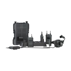 Hollyland HL-Solidcom M1 Pro-4B-DH Full-Duplex Wireless Intercom System / 4 Beltpacks / Dual-Ear Headsets / 1.9 GHz