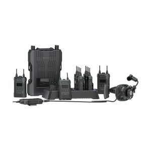 Hollyland HL-Solidcom M1 Pro-8B-DH 1.9 GHz Full-Duplex Wireless Intercom System 8 Beltpacks / Dual-Ear LEMO Headsets