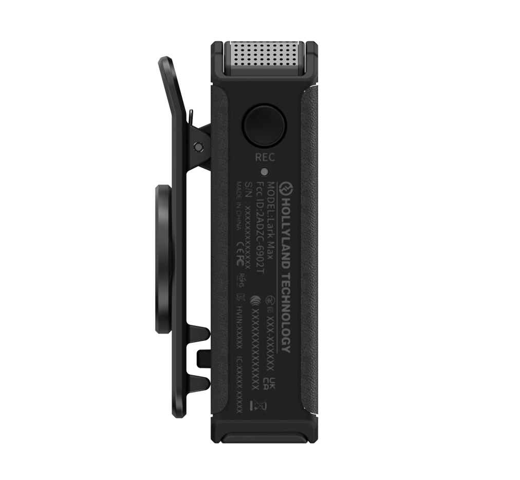 Hollyland LARK MAX Transmitter (Black) LARK MAX Transmitter (Black) - Image 3