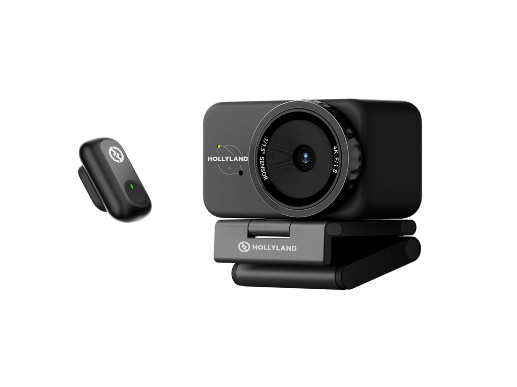 Hollyland Lyra Streaming Combo (with Lark A1 TX) 4K UHD Webcam UHD 4K30 Webcam / AI Auto-Tracking / Auto-Framing / 48 kHz 24-bit Hi-Fi Audio / USB-C