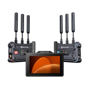 Hollyland Pyro Video Transmission & Monitoring Kit (5.5-Inch) 5.5-Inch Touchscreen Transceiver Monitor / HDMI SDI I/O / 1312 ft Wireless / SD Card Record