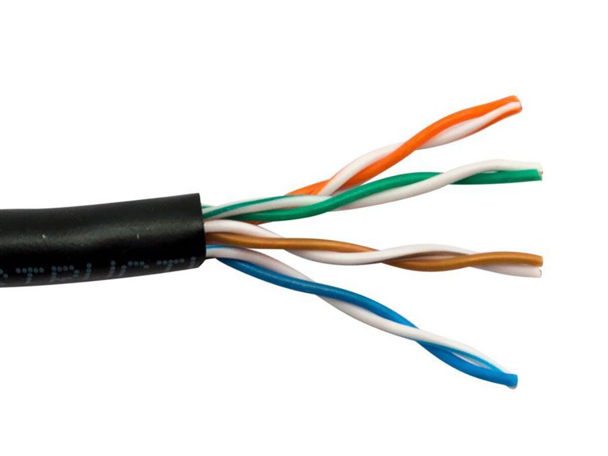 ICRealtime CAT5E-BK-HDBX CAT5E 350 MHz 24 AWG SOLID BC 4PR CABLE, BLACK