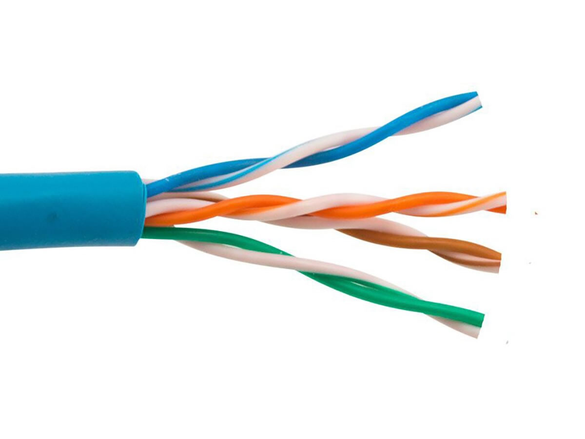 ICRealtime CAT5E-BLUE-5 CAT5E 350 MHz 24 AWG SOLID 4PR UTP CABLE, BLUE