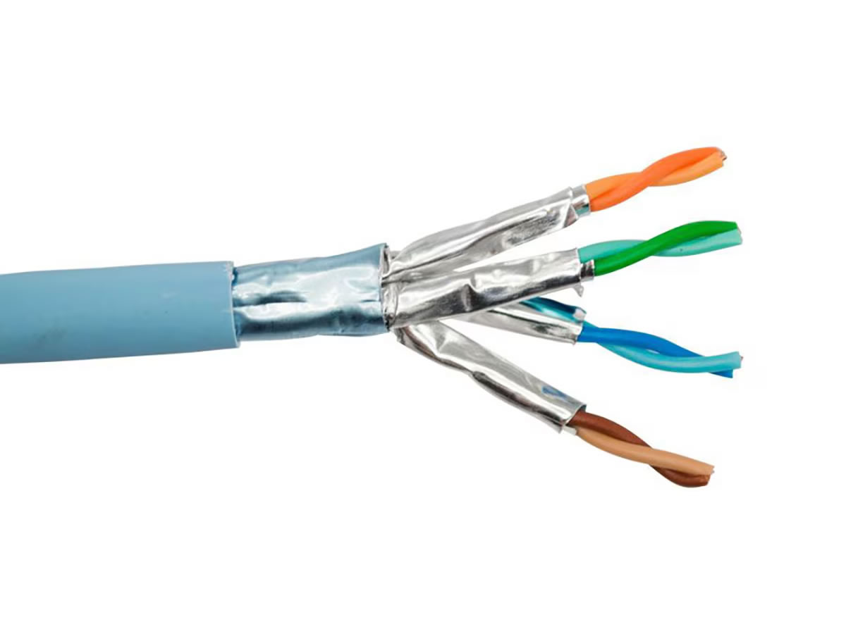 ICRealtime CAT6A-F/FTP-BL CAT6A F/FTP- 10GBASE-T, 600MHz 23AWG SOLID BC CABLE, BLUE