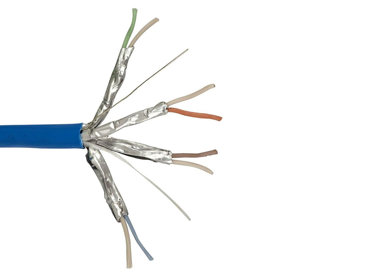 ICRealtime CAT6A-SHP-BL CAT6A Shielded Plenum – 10GBASE-T, 600 MHz 23AWG SOLID BC 4PR,BLUE JKT- 1000 FT SPOOL