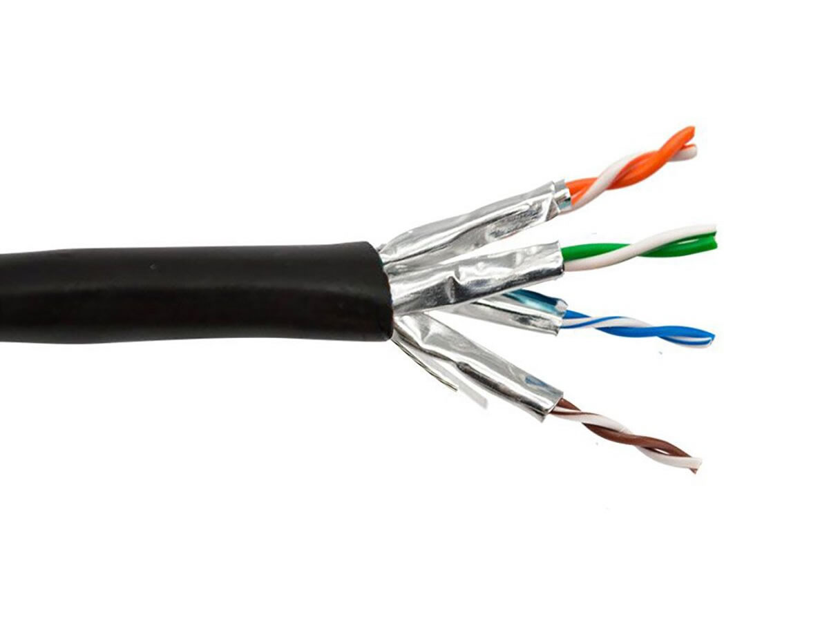 ICRealtime CAT6A-U/FTP-DB CAT6A U/FTP DIRECT BURIAL- 10GBASE-T,LLDPE JKT- BLACK- 1000 FT SPOOL