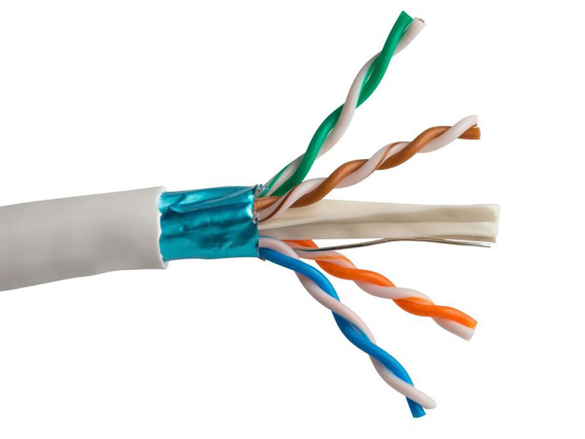 ICRealtime CAT6SH-WT CAT6 SHIELDED F/UTP- ENHANCED 550MHz 23AWG SOLID BC, PVC JKT- WHITE- 1000FT/305M SPOOL