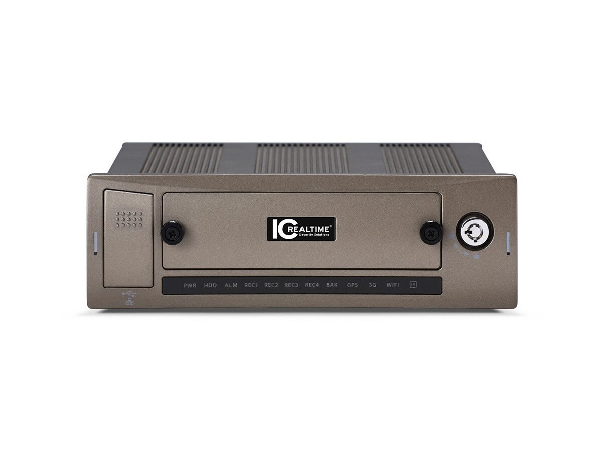 ICRealtime DVR-704MSG-V5-1TB 4-Channel Mobile HD-AVS DVR / GPS / 3G Cellular / Ethernet / 1TB