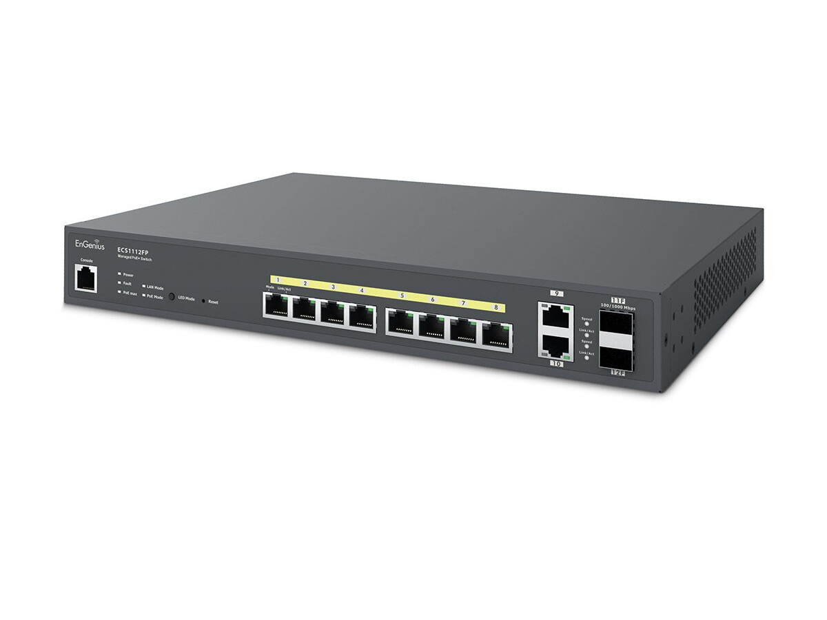ICRealtime ECS1528FP Cloud Managed 24-Port Gigabit PoE+ Switcher 410W / 4x10Gb SFP+ Uplink / Layer 2+ - Image 2