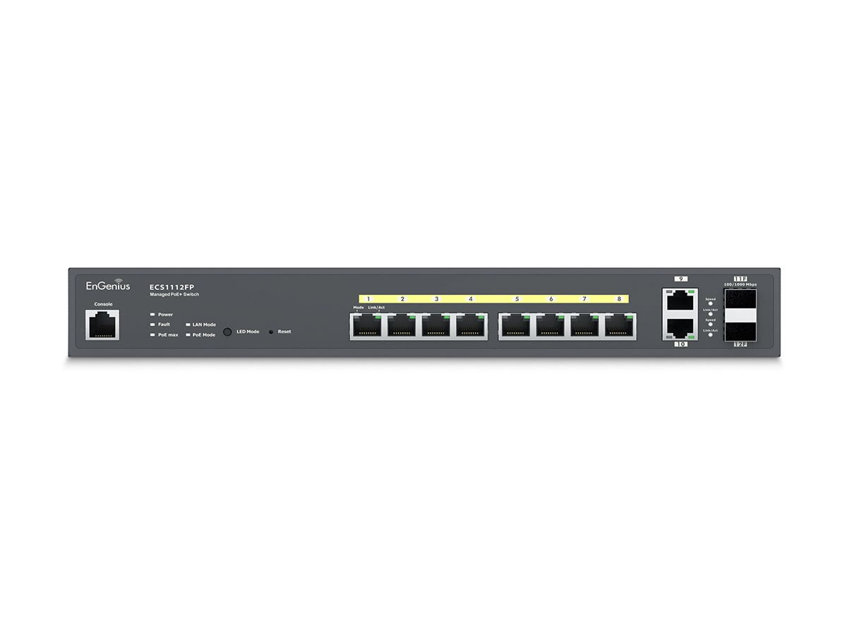 ICRealtime ECS1528FP Cloud Managed 24-Port Gigabit PoE+ Switcher 410W / 4x10Gb SFP+ Uplink / Layer 2+ - Image 3