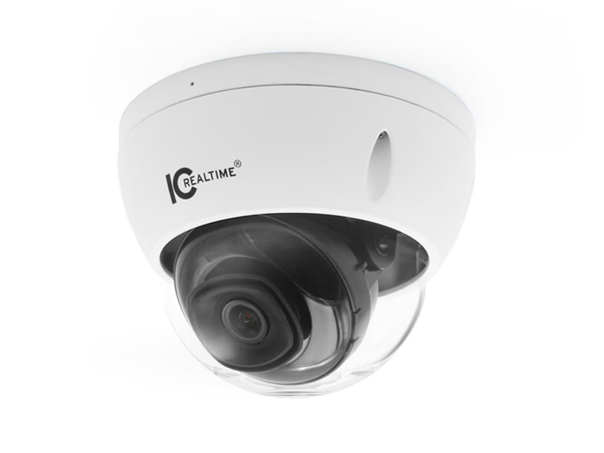 ICRealtime IPEG-D40F-IRW3 4MP IP Vandal Dome Camera/30fps/IR up to 98ft/WDR 120dB