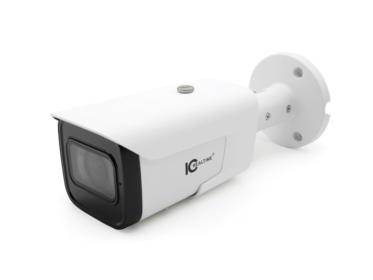 ICRealtime IPFX-B40V-IRW3 4MP IP Bullet Camera / Motorized 2.7-13.5mm Varifocal / PoE / IR 197ft / 120dB WDR