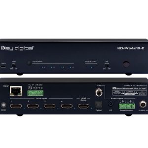 Key Digital KD-Pro4x1X-2 4 Input Pro Series HDMI Auto Switcher with Web UI