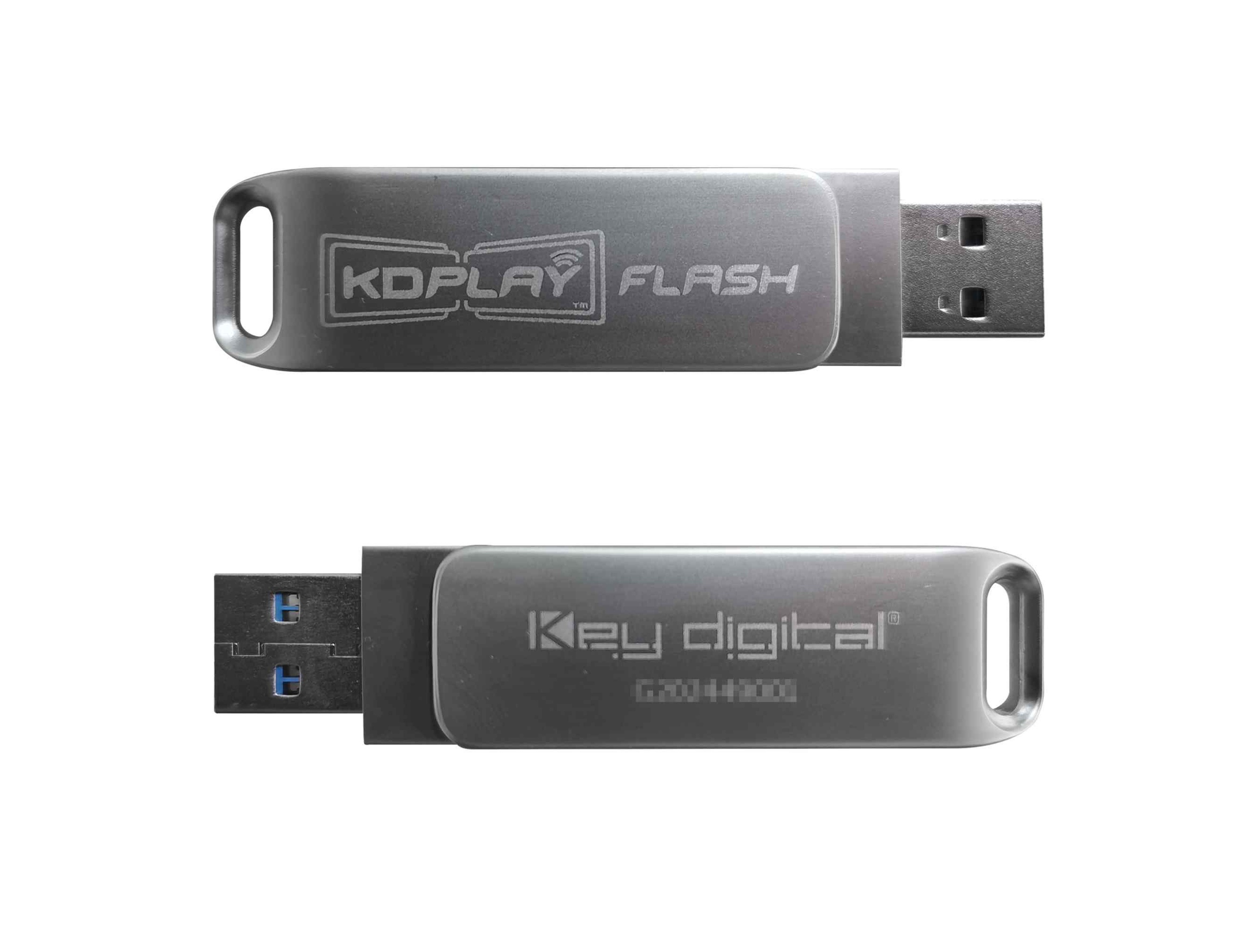 Key Digital KD-BYODFD Software Auto-Launch Flash Drive for KD-BYOD4K with Dual Head USB-A and USB-C Connectors