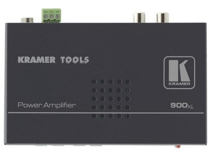 Kramer 900xl Stereo Audio Power Amplifier 2x10W / RCA / 3.5mm Input / 4ohm Speaker Output