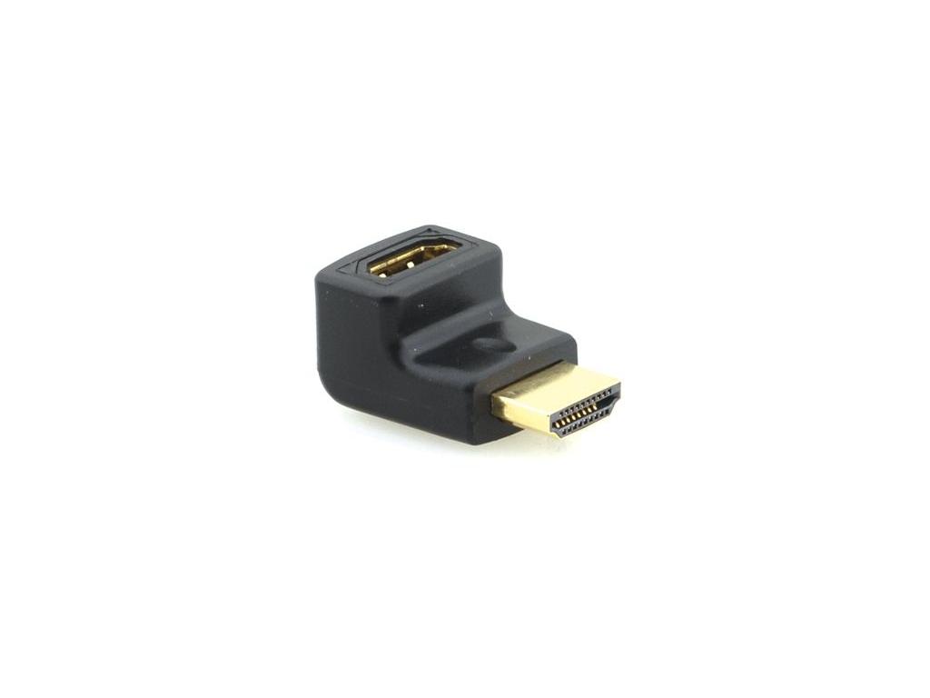 Kramer AD-HF/HM/RA HDMI (F) to HDMI (M) Right Angle Gender Changer