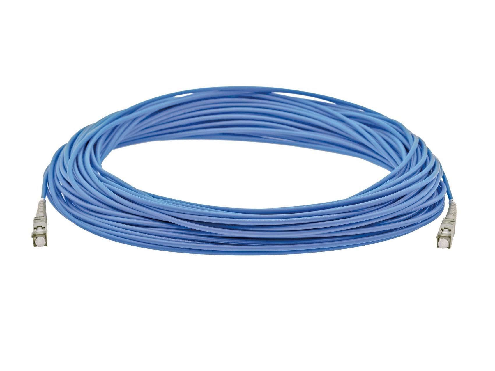 Kramer C-SC/SC/OM4-98 OM4 Multi-Mode Fiber Optic Cable – 98ft