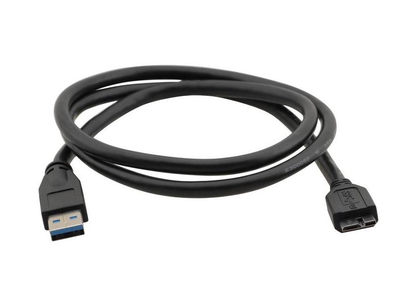 Kramer C-USB3/MicroB-3 USB 3.0 Micro B Male to Type A Male – 3ft