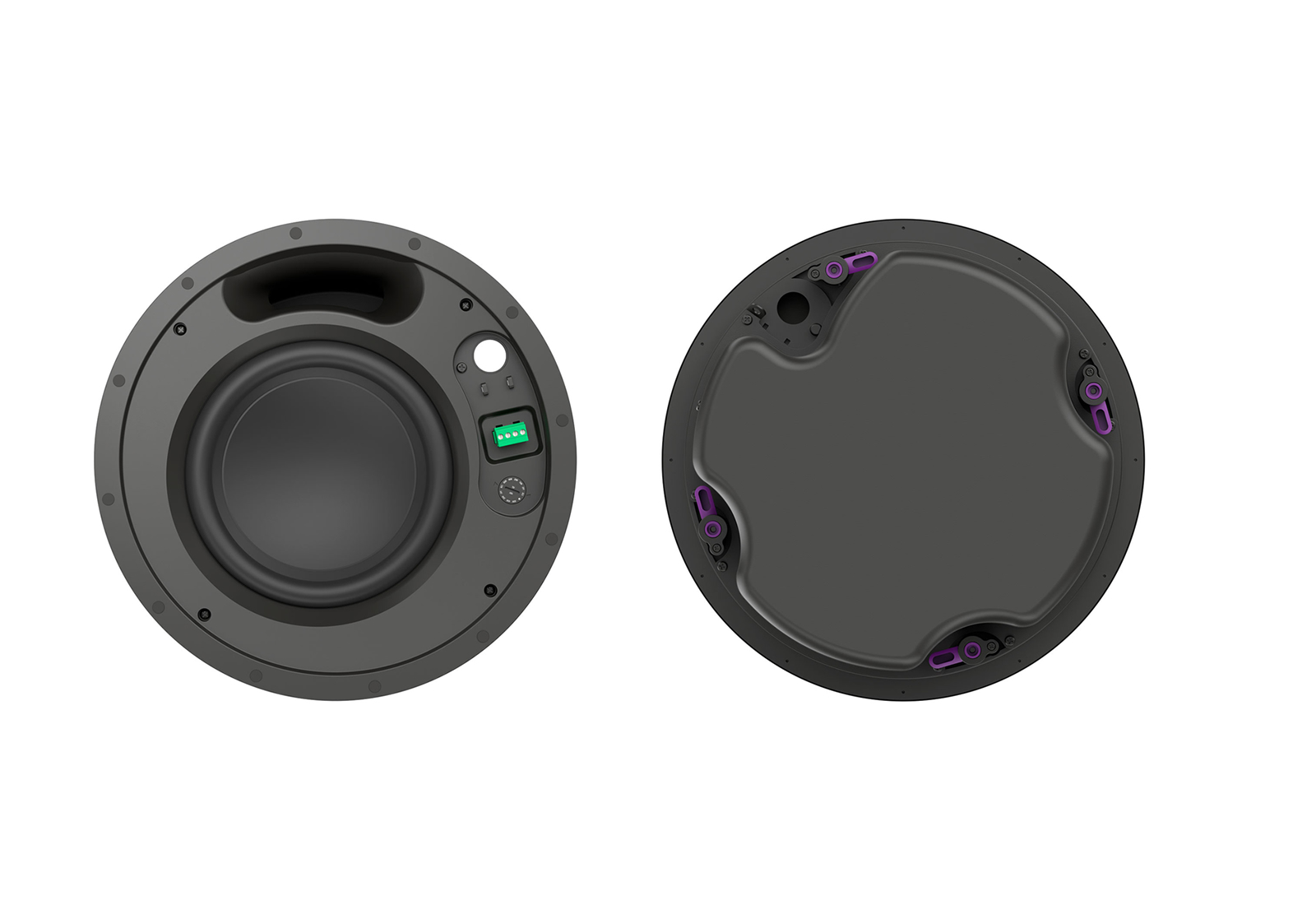 Kramer CL-8P-SUB In-Ceiling Passive Subwoofer/Dual Impedance/Front-Access Wiring
