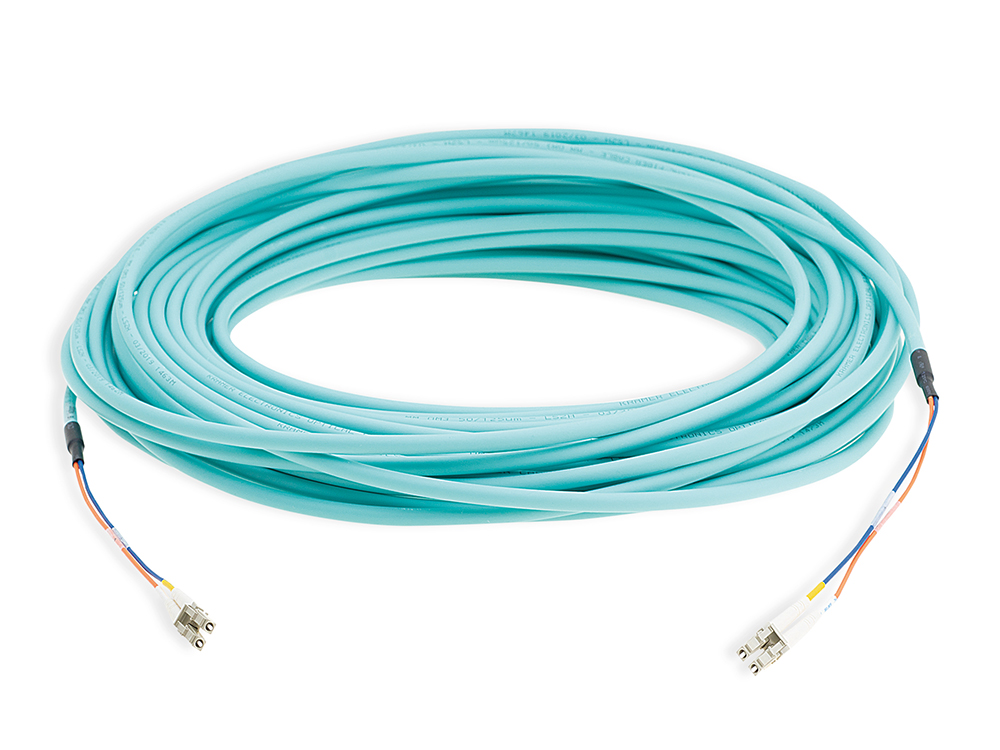 Kramer CLS-2LC/OM3-98 98ft/30m 2LC to 2LC MM OM3 Fiber Optic Cable (LSHF)