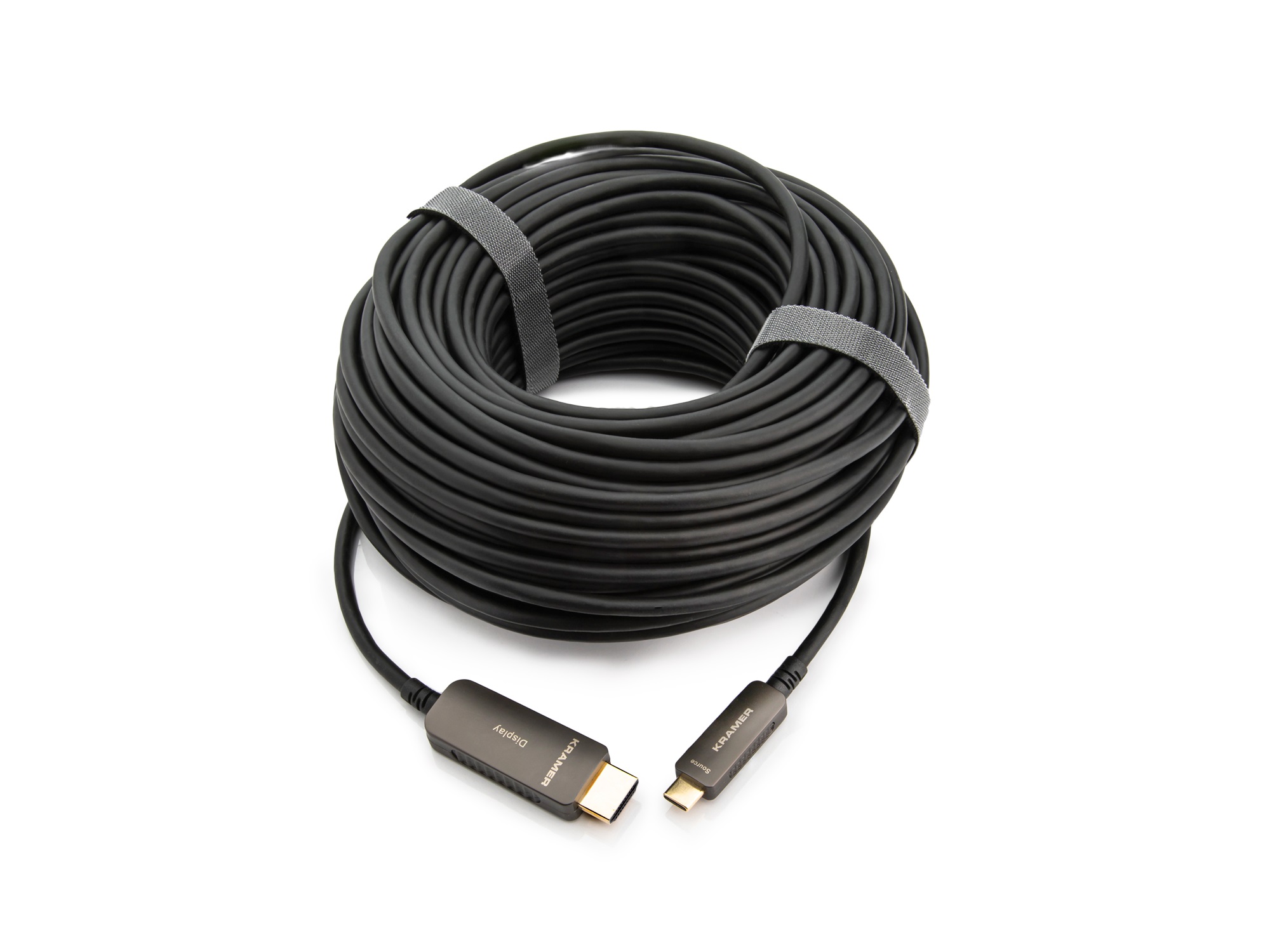 Kramer CLS-AOCU/CH-15 4.6m (15ft) Active Optical 4K USB Type C (M) to HDMI (M) Cable/Low Smoke and Halogen Free