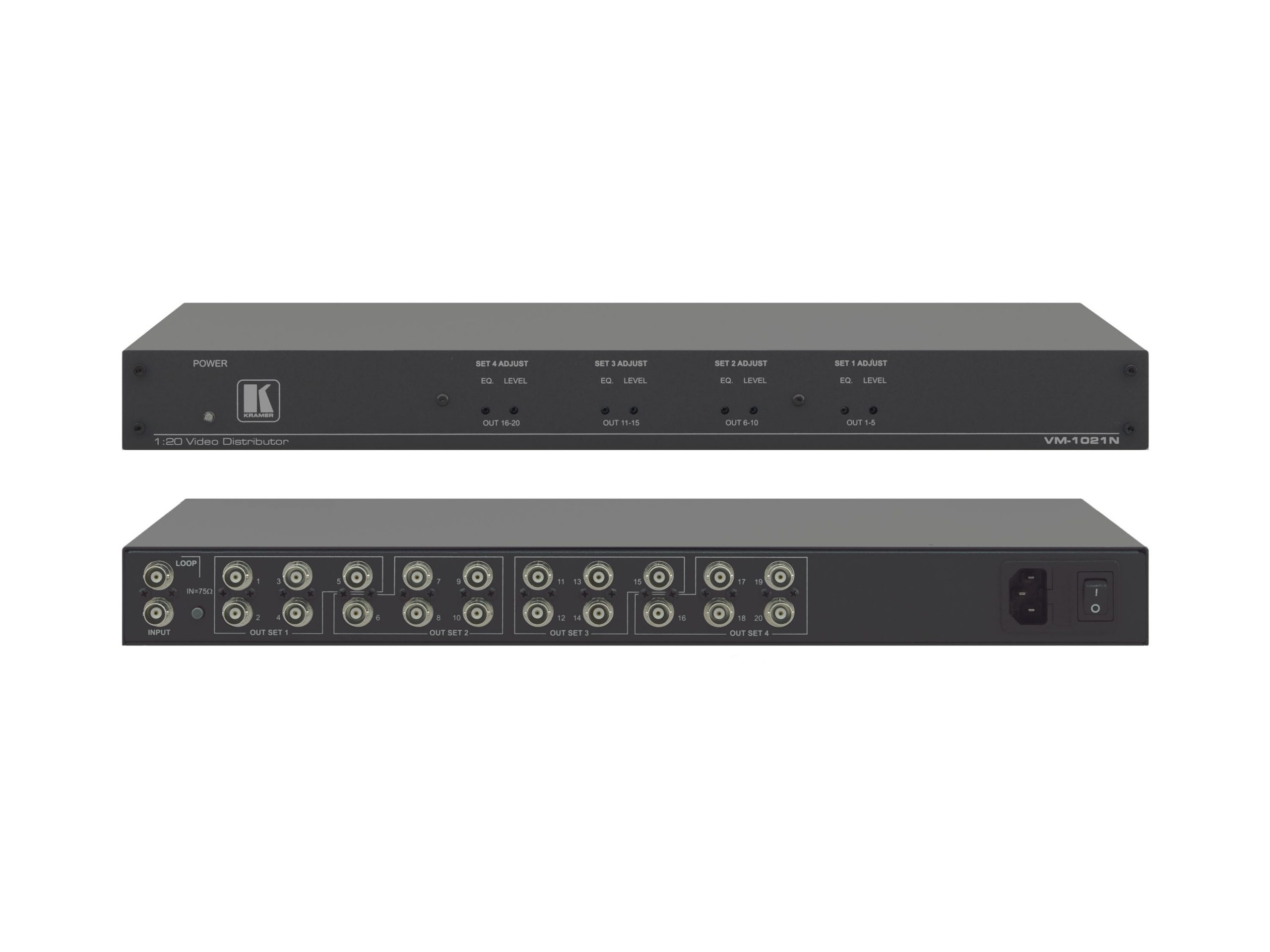 Kramer VM-1021N 1×20 Composite/SDI Video Distribution Amplifier