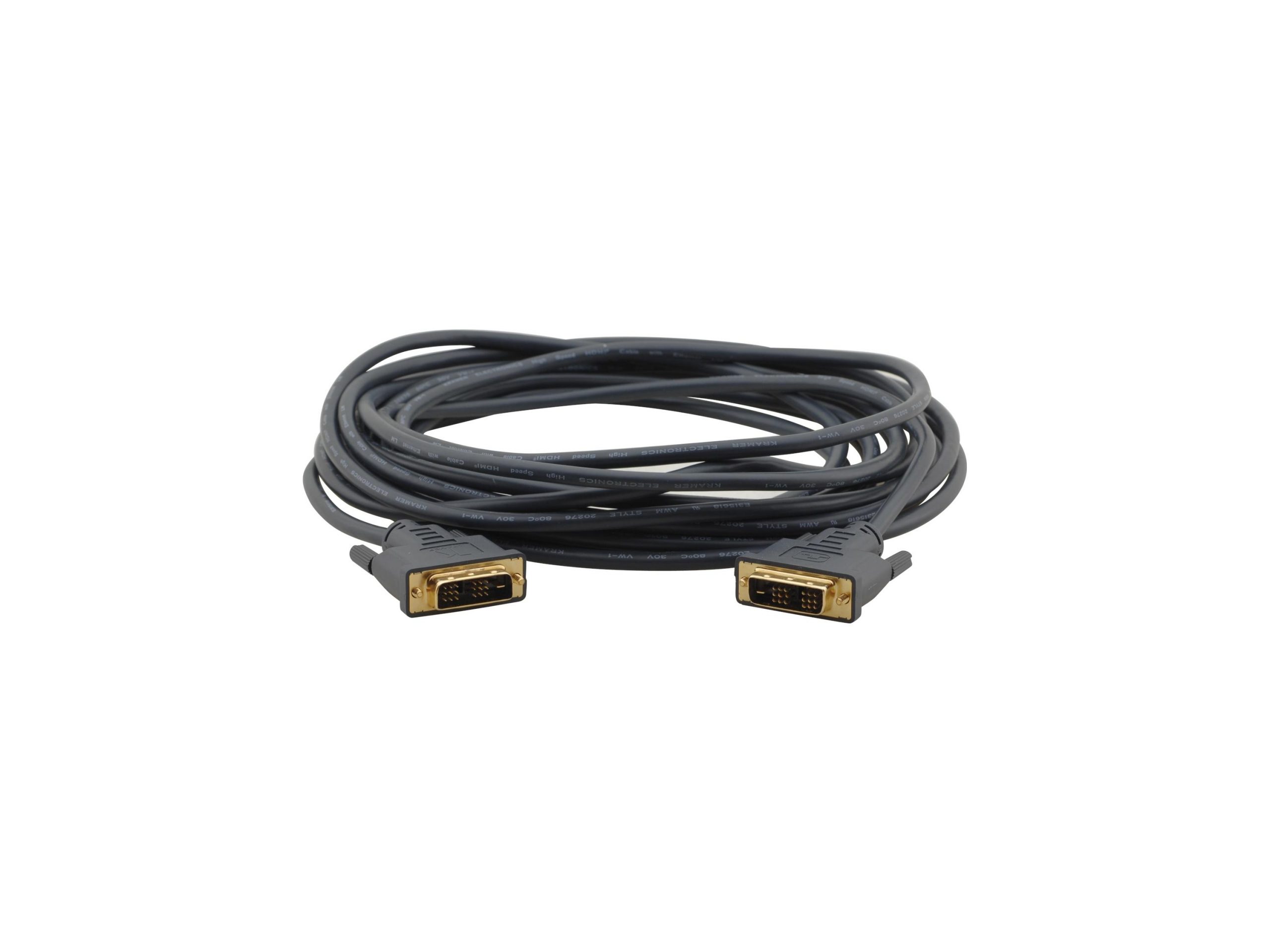 Kramer C-MDM/MDM-6 6ft Male to Male Flexible DVI-D Cable